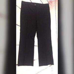 Plus NYDJ Trouser Sz14 Straight Leg Stretch Black
